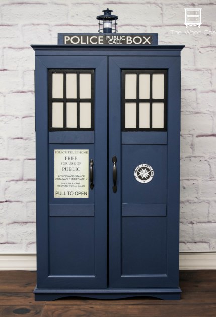 The Wood Spa Tardis cabinet tutorial DIY