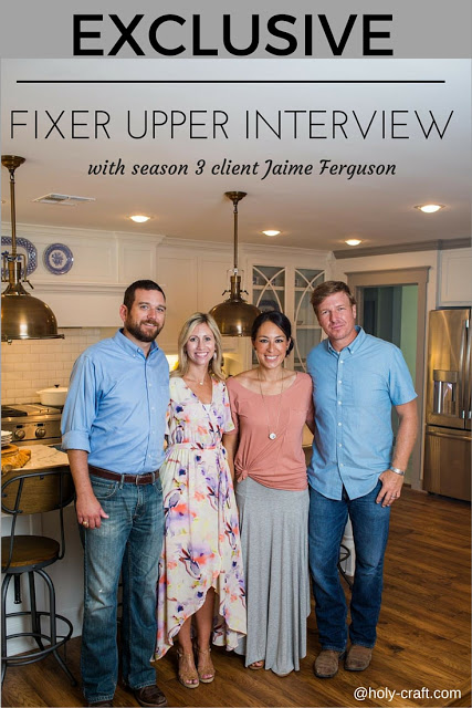 exclusive fixer upper interview with Chip and Joanna Gaines client Jaime Ferguson fixer upper clients exclusive interview