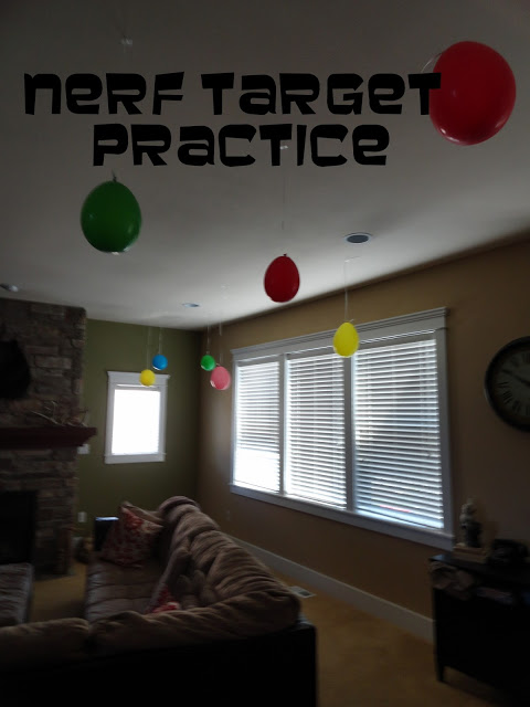 Nerf birthday party using things you can find around your home for target practice nerf birthday party target practice