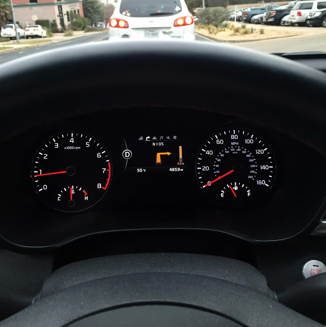 navigation and dashboard in the kia optima sx turbo navigation display