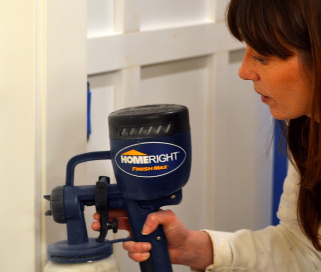 using a paint sprayer to paint inside the home using a paint sprayer to paint inside the home