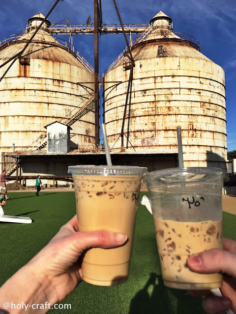 coffee from common grounds outside of magnolia market silos coffee and the silos