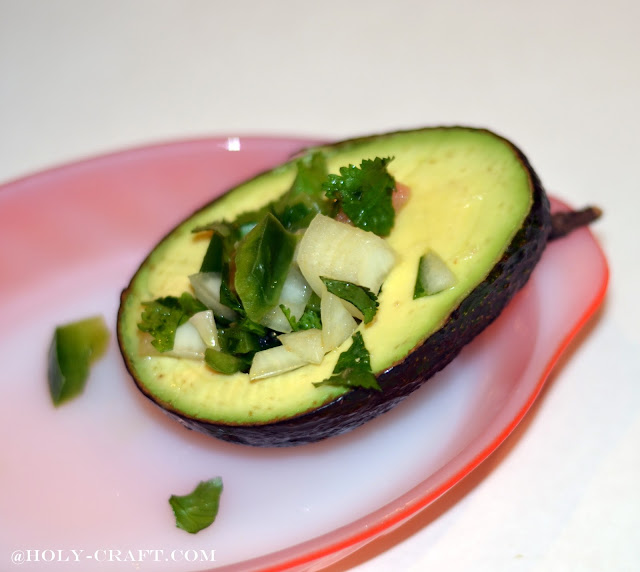 pico de gallo in a stuffed avocado pico de gallo in a stuffed avocado