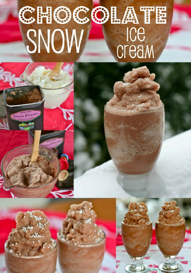 Chocolate SNOW Ice Cream