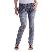 G21 Juniors Destroyed Skinny Jeans